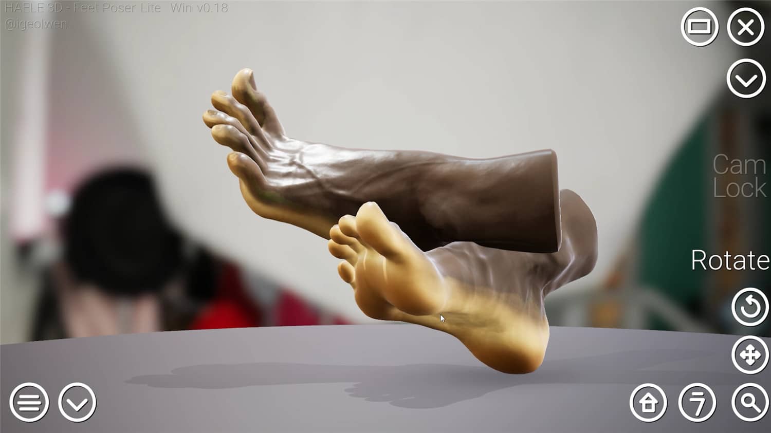 足部造型模拟器/HAELE 3D - Feet Poser Lite